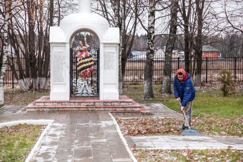 На «Рубеже обороны Москвы»: в Красногорске привели в порядок памятник защитников столицы