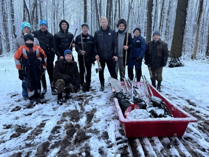 В Красногорске готовят народную лыжную трассу к зимнему сезону